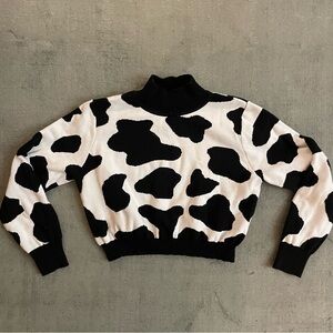 Fashion Brand Cow Sweater